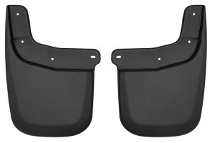 GMC Canyon Mud Guards - Rear - Husky Liners - Custom-Molded - Black - `15-`27